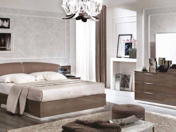 Գերժամանակակից մահճակալ օրիգինալ Swarovski դիզայնով