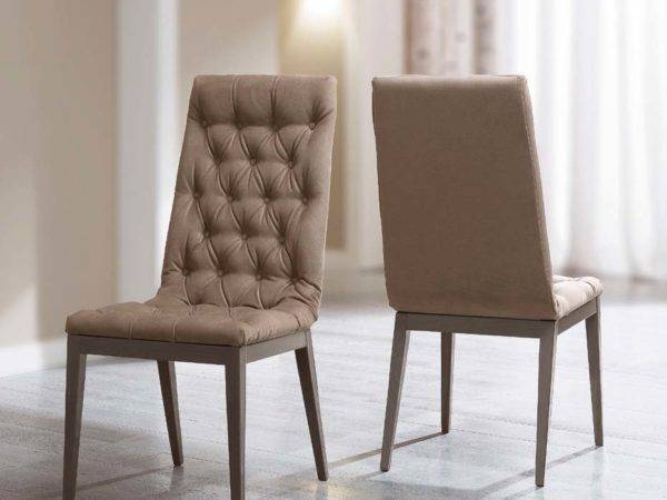 "Capitone" ճաշասենյակի աթոռ Platinum Day Silver Birch ֆինշով