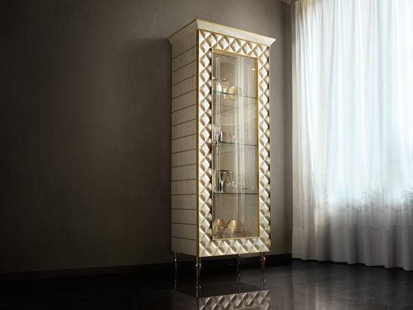 Элегантный и Роскошный Одностворчатый Шкаф-Витрина Sipario ADORA