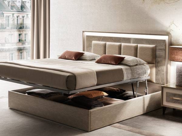 Փափուկ մահճակալ պահոցով, Պահոցով մահճակալ փափուկ գլխամասով, փափուկ և հարմարավետ մահճակալ