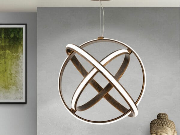 Circus LED Ceiling Light, antique finish