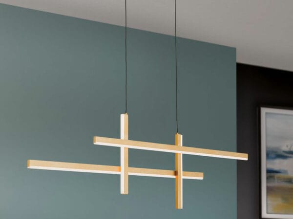 LED pendant lamp STARGATE, satin finish