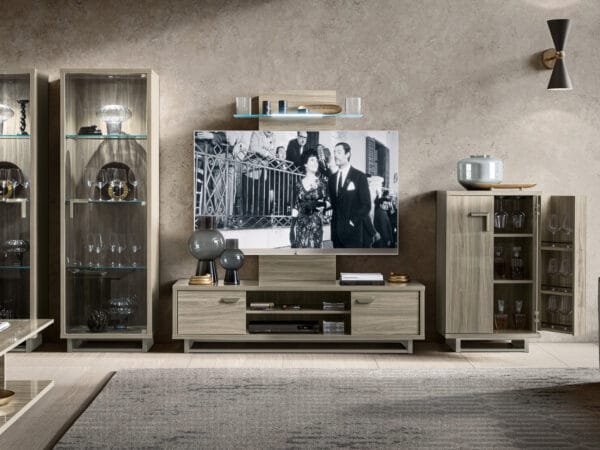 Volare Nickel TV cabinet