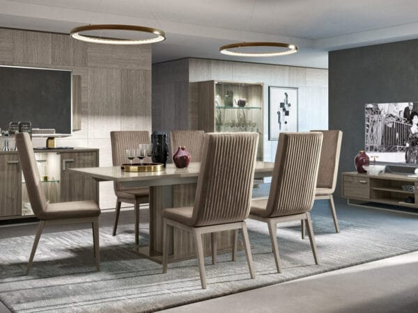 Volare Nickel Dining table